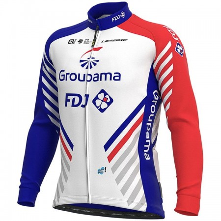 Maillot vélo 2020 Groupama-FDJ Manches Longues N001